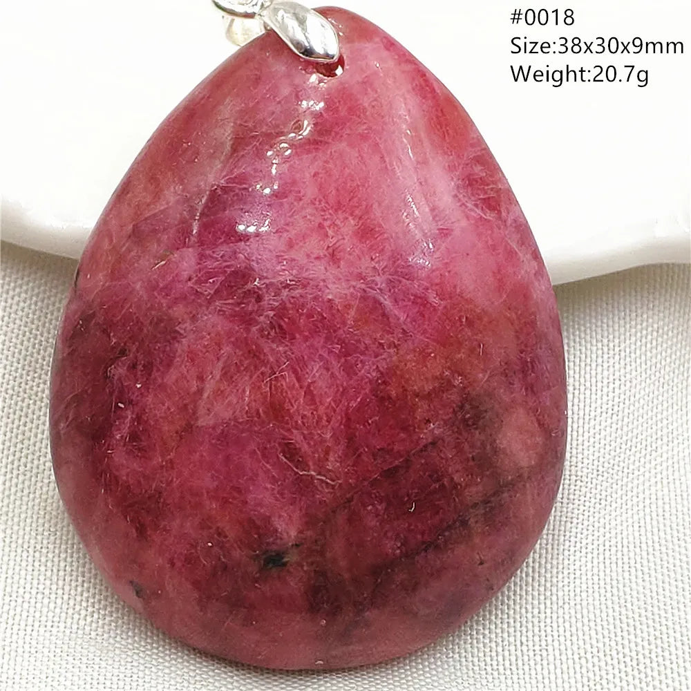 Red Rose Rhodonite Pendant-ToShay.org
