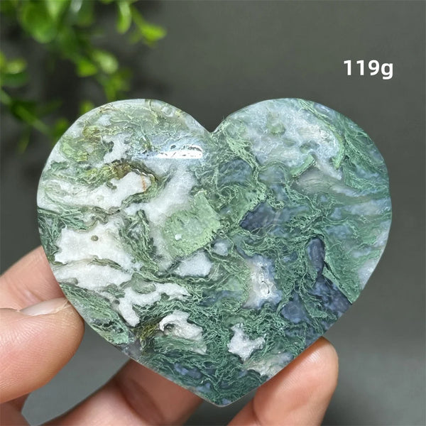 Green Aquatic Agate Heart-ToShay.org