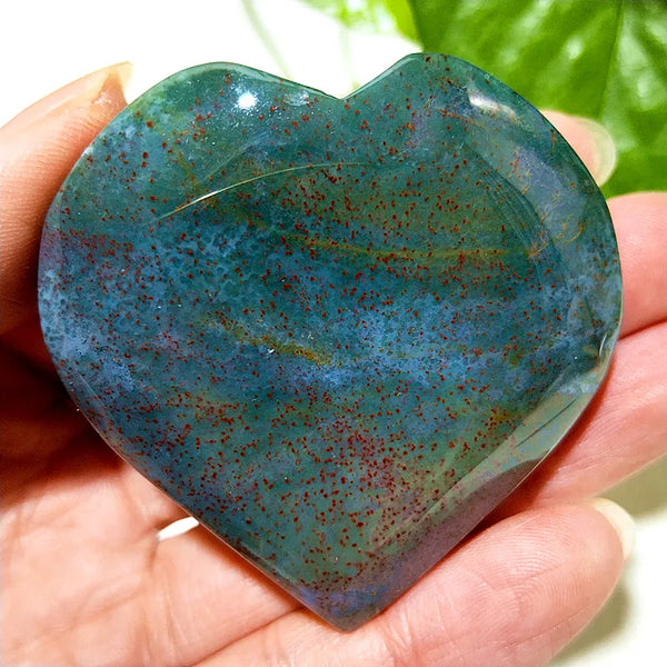 Green Moss Agate Heart-ToShay.org