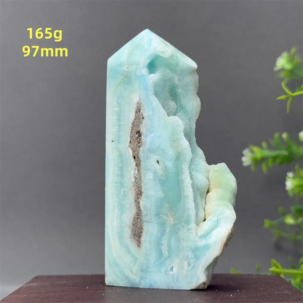 Blue Heteropolar Crystal Tower-ToShay.org