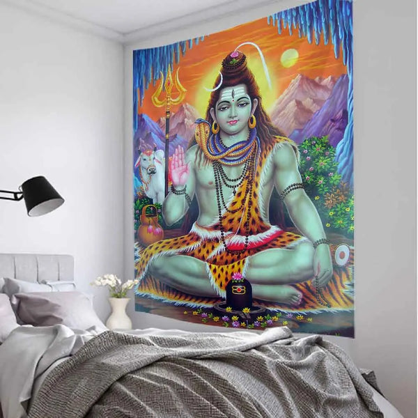 Indian Buddha Tapestry-ToShay.org