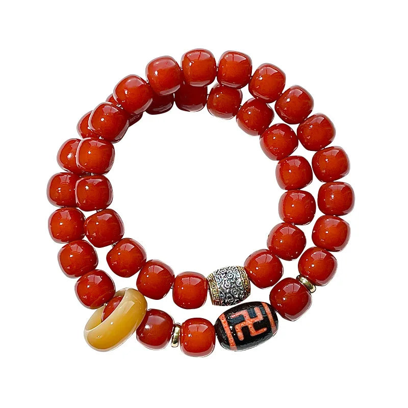 Red Bodhi Root Beads-ToShay.org