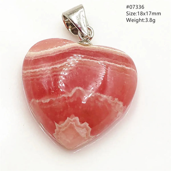 Red Rhodochrosite Pendant-ToShay.org