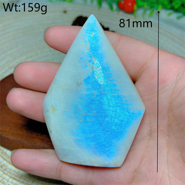 Blue Flash Moonstone Diamond-ToShay.org