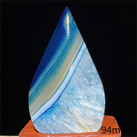 Blue Lace Agate Flame-ToShay.org