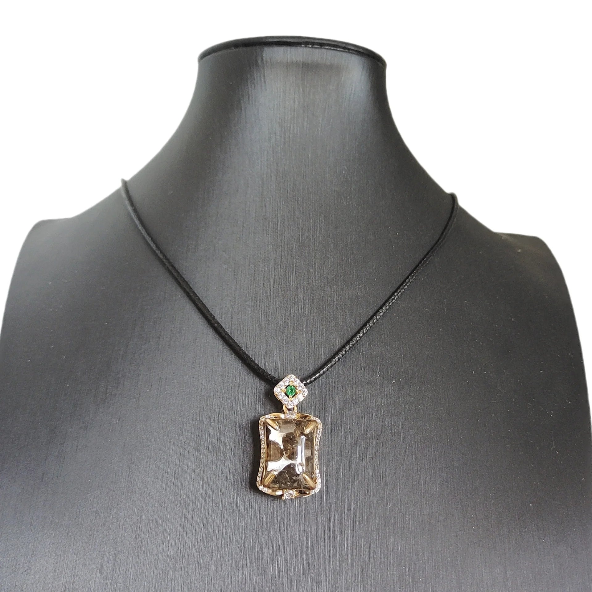 Olive Meteorite Pendant-ToShay.org