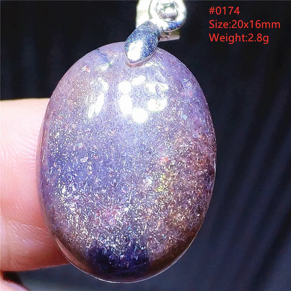 Red Blue Lolite Pendant-ToShay.org
