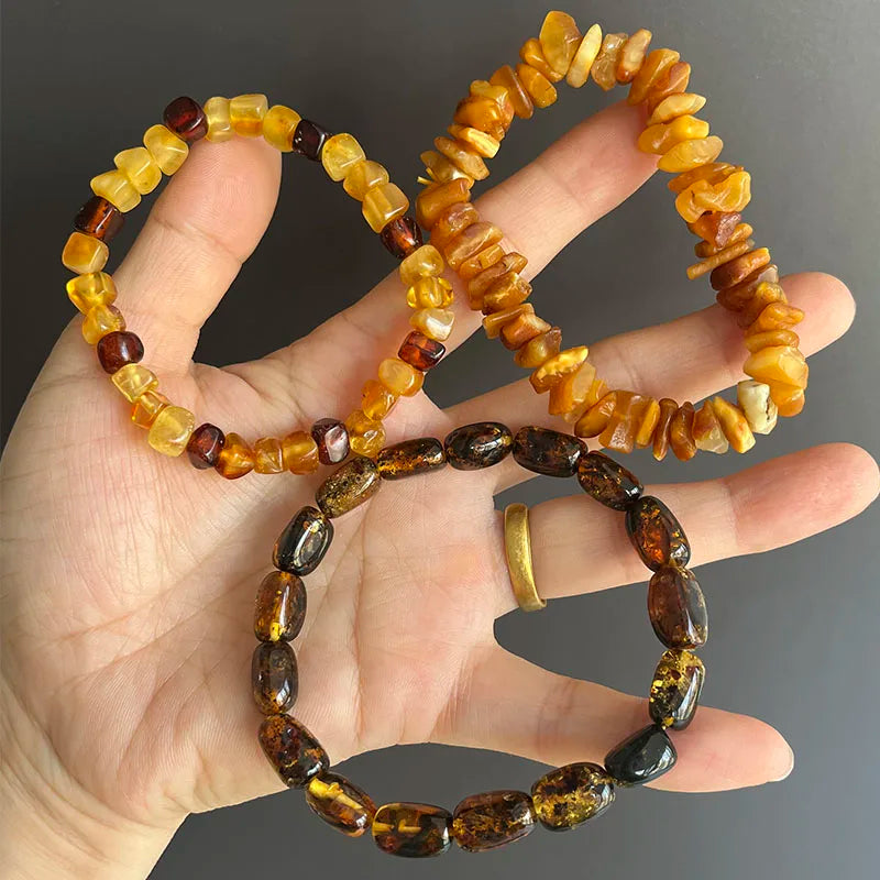 Yellow Amber Bracelets-ToShay.org