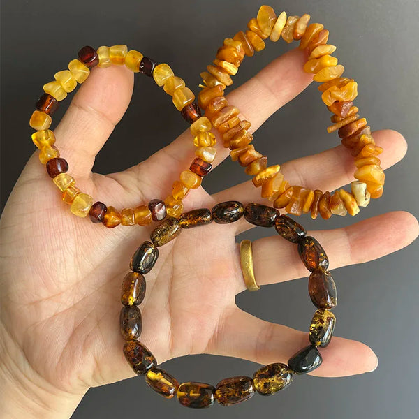 Yellow Amber Bracelets-ToShay.org