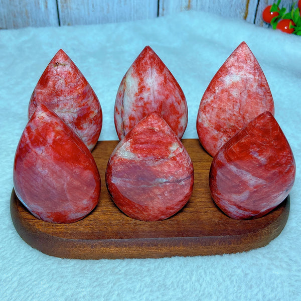 Red Fire Quartz Moonstone-ToShay.org