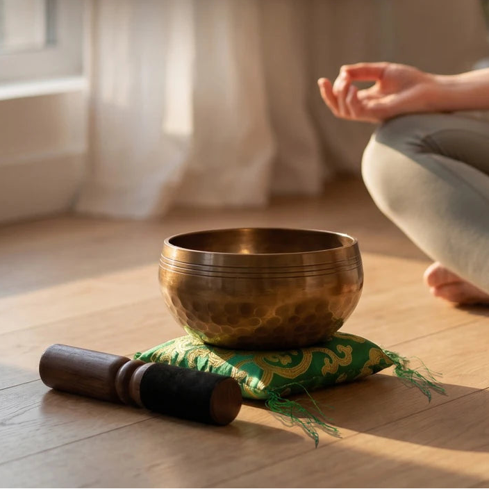 Tibetan Bronze Singing Bowl-ToShay.org