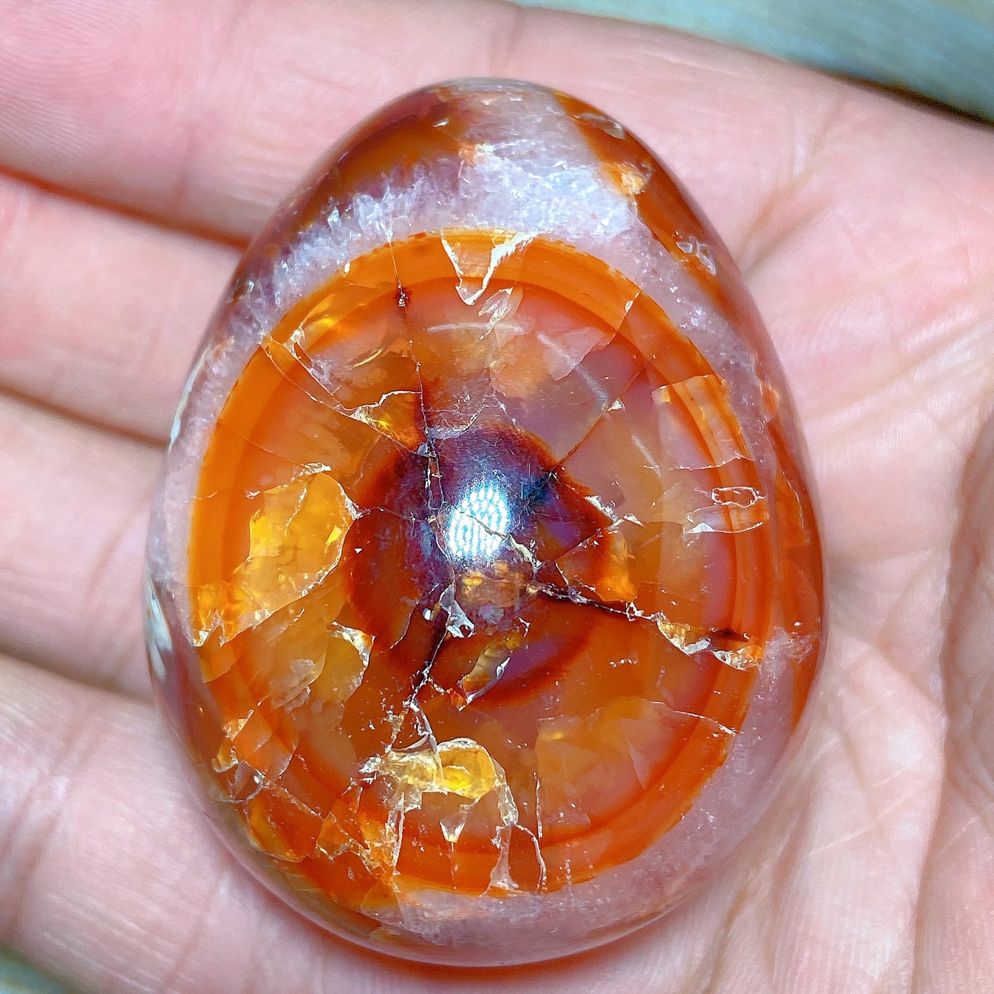 Orange Carnelian Egg-ToShay.org