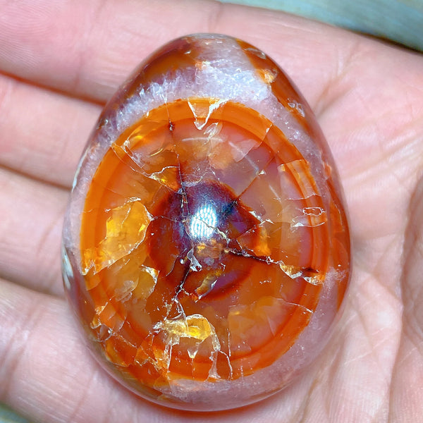 Orange Carnelian Egg-ToShay.org
