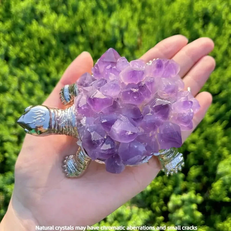 Purple Amethyst Turtle-ToShay.org
