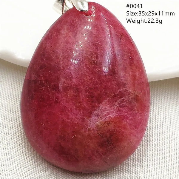 Red Rose Rhodonite Pendant-ToShay.org