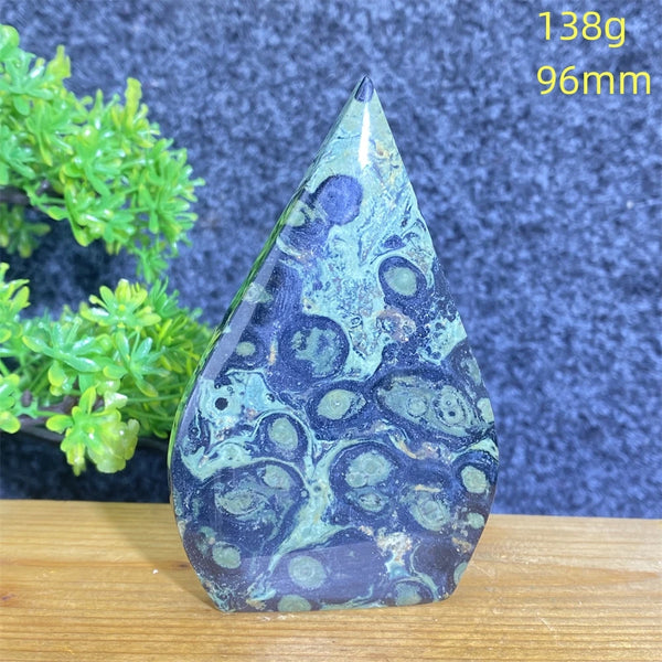 Blue Malachite Crystal Torch-ToShay.org
