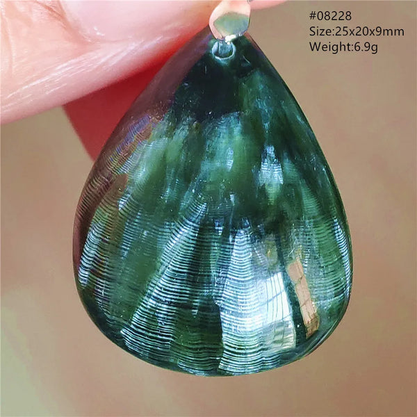 Green Seraphinite Pendant-ToShay.org