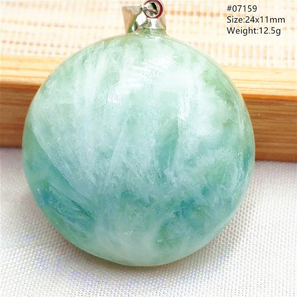 Blue Feather Fluorite Pendant-ToShay.org
