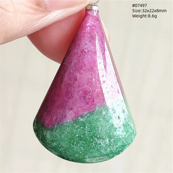 Red Ruby Zoisite Pendant-ToShay.org