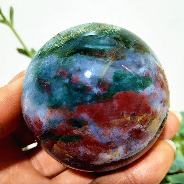 Mixed Ocean Jasper Ball-ToShay.org