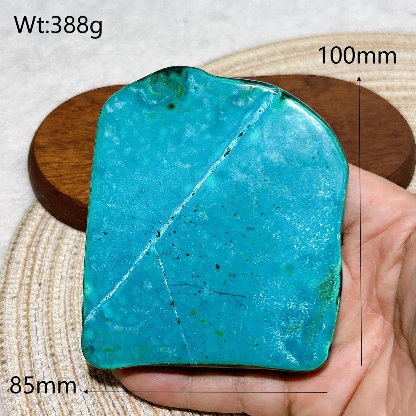 Blue Chrysocolla Azurite Stone-ToShay.org