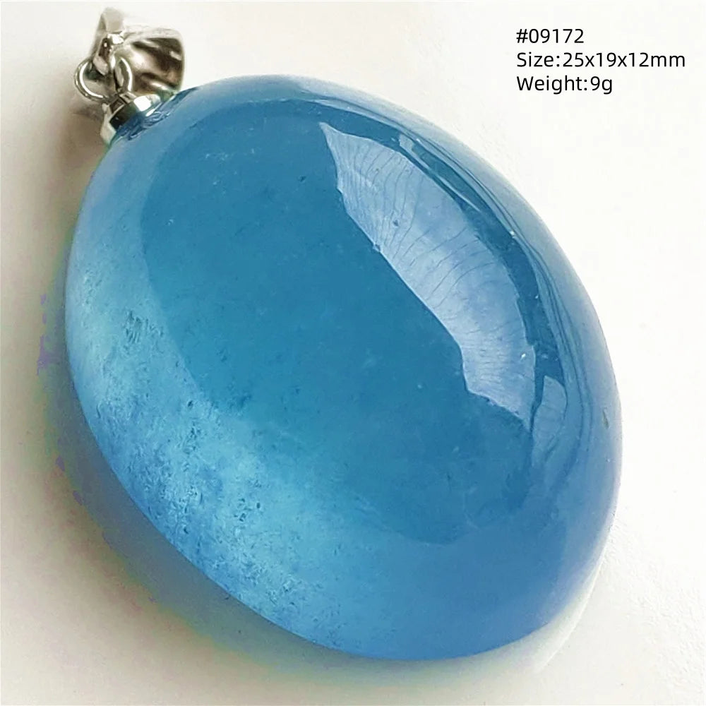 Blue Aquamarine Quartz Pendant-ToShay.org