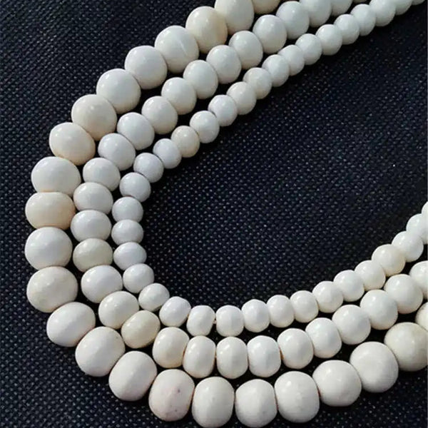 White Ox Bone Prayer Mala-ToShay.org
