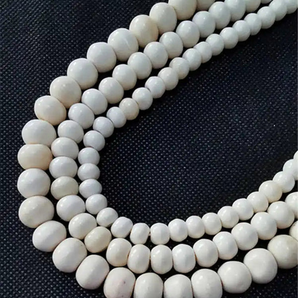 White Ox Bone Prayer Mala-ToShay.org