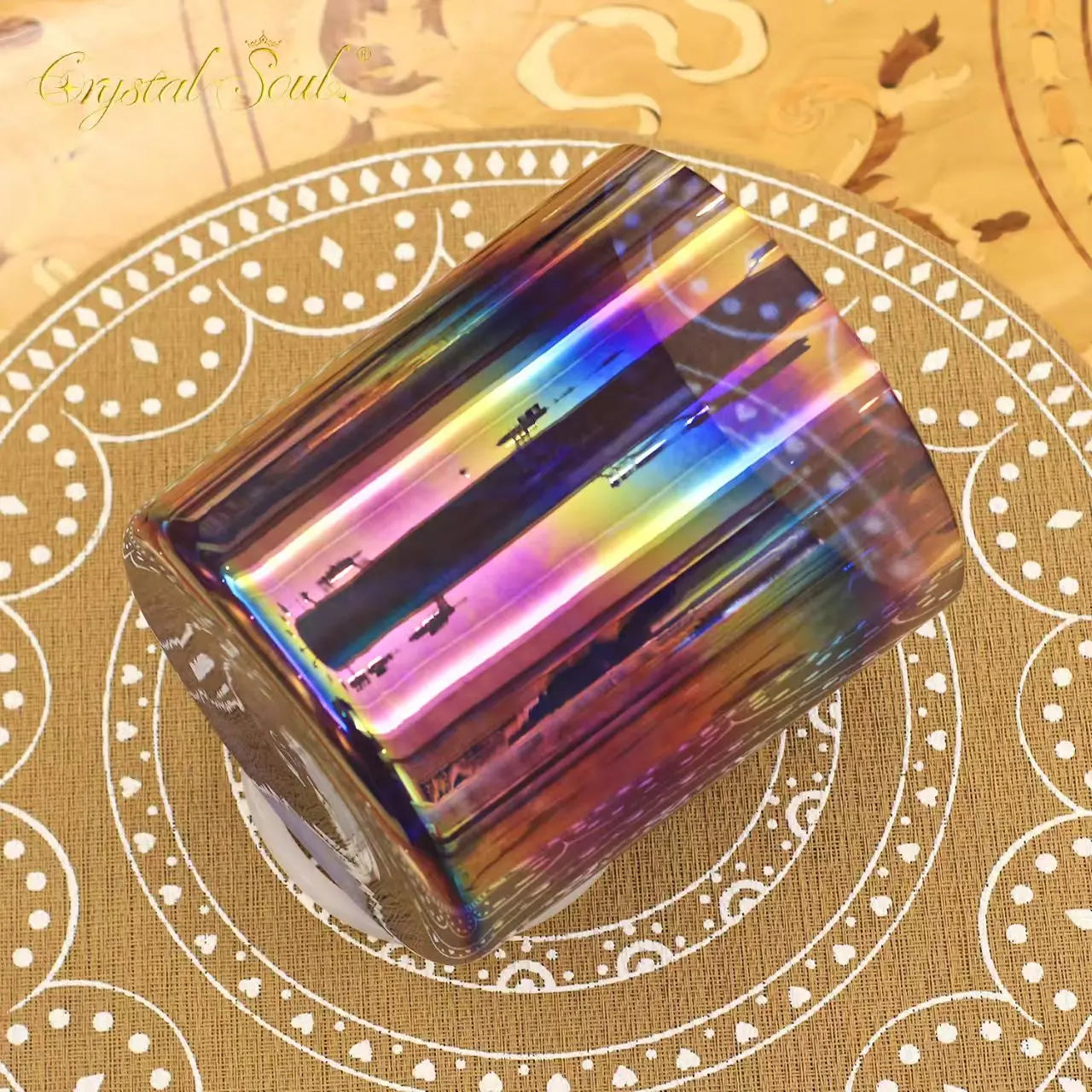 Purple Cosmic Crystal Bowl-ToShay.org