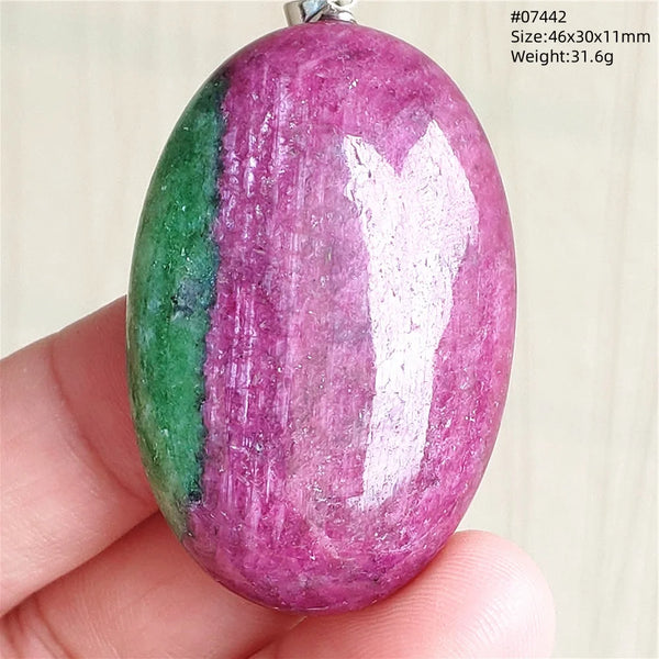 Red Ruby Zoisite Pendant-ToShay.org