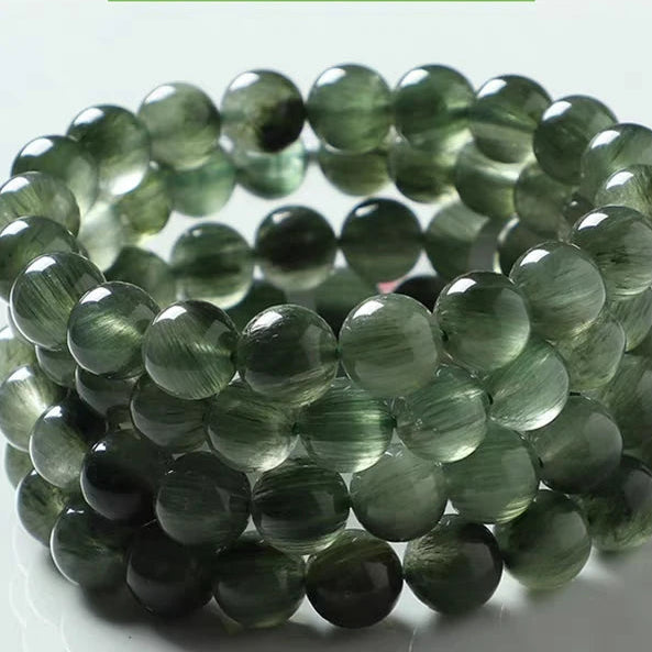Green Rutilated Quartz Bracelet-ToShay.org