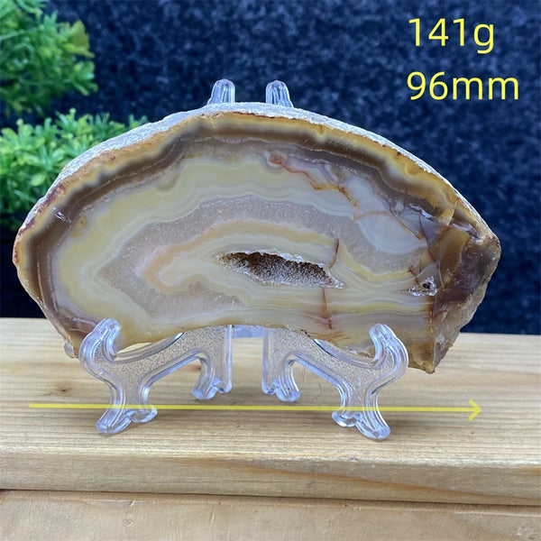 White Agate Geode Slices-ToShay.org