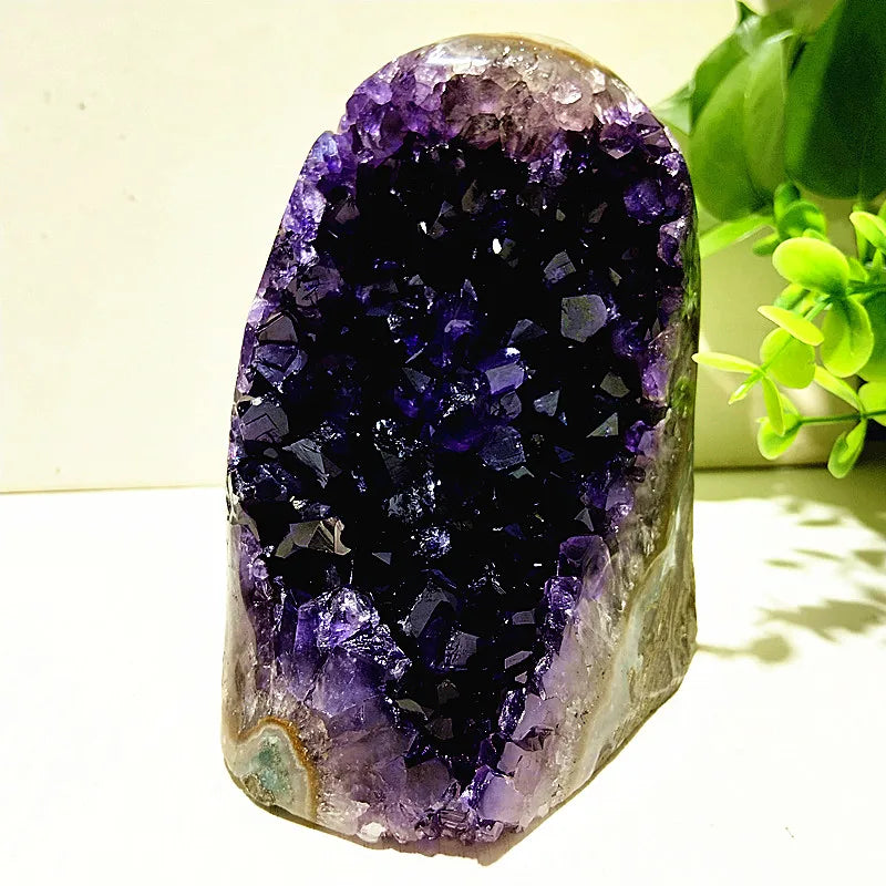 Purple Amethyst Geode Quartz-ToShay.org