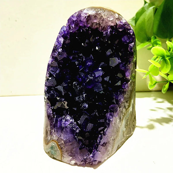 Purple Amethyst Geode Quartz-ToShay.org