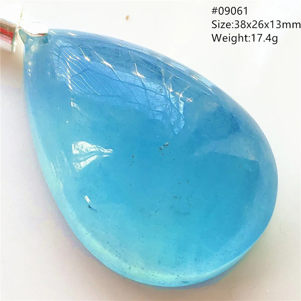 Blue Aquamarine Pendant-ToShay.org