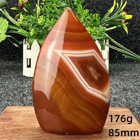 Red Carnelian Striped Agate-ToShay.org