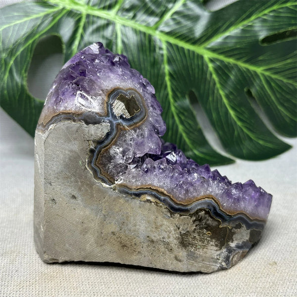Purple Amethyst Crystal Cluster-ToShay.org