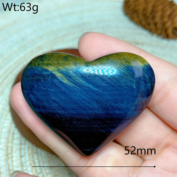 Blue Tiger Eye Heart-ToShay.org