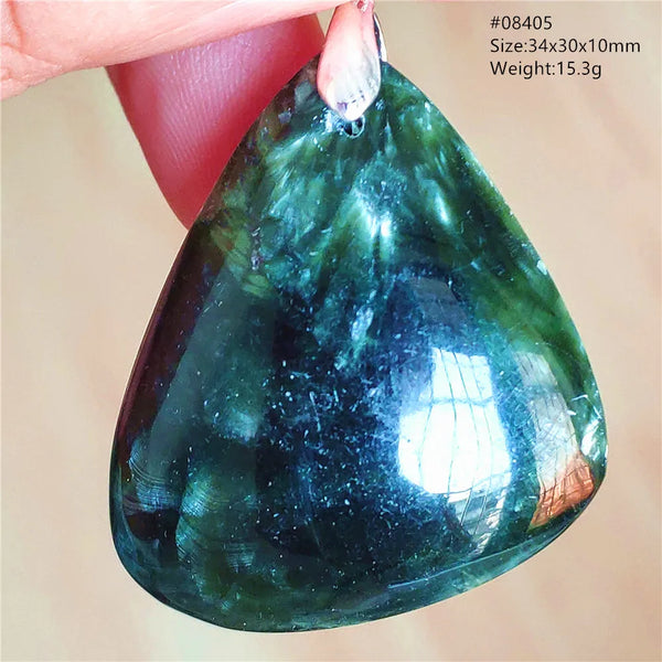 Green Seraphinite Pendant-ToShay.org