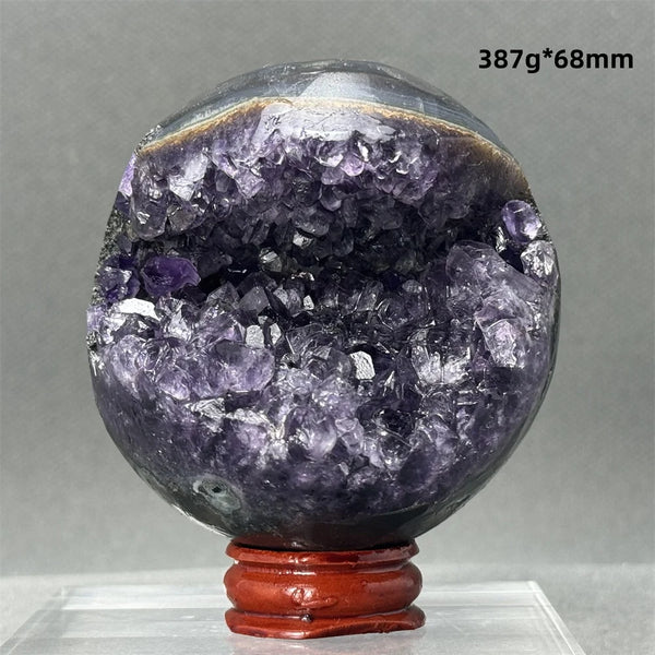 Purple Amethyst Cluster Ball-ToShay.org