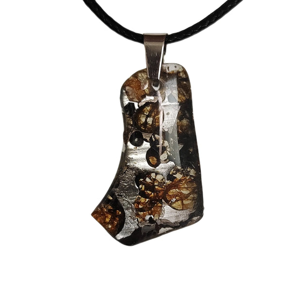 Olive Meteorite Pendant-ToShay.org