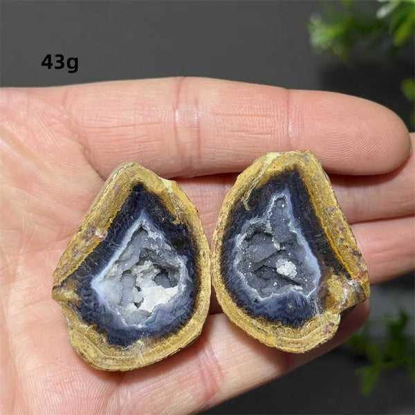 Mixed Agate Crystal Cave Egg-ToShay.org