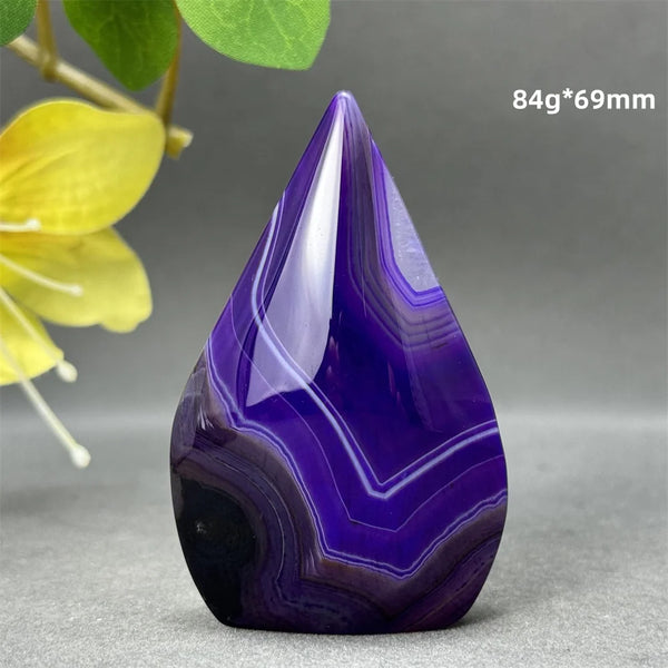 Purple Agate Torch-ToShay.org