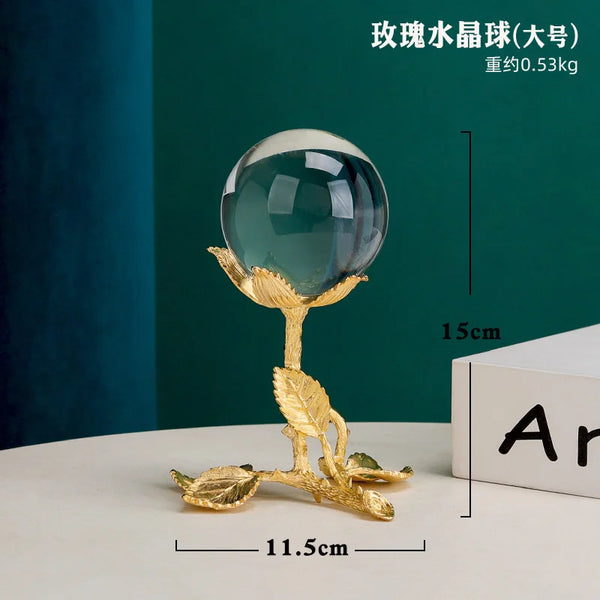 Gold Crystal Ball Stand-ToShay.org