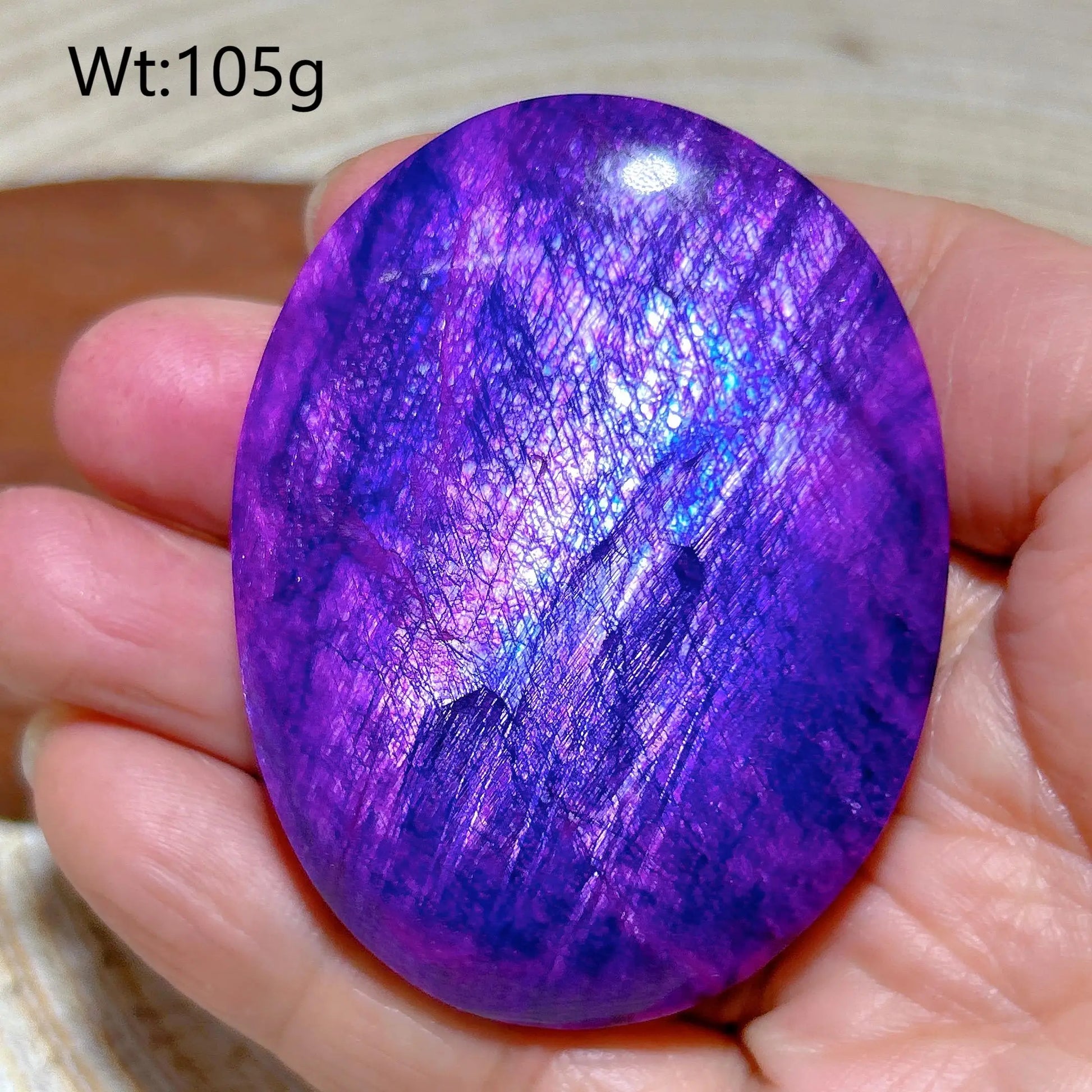 Violet Rainbow Moonstone-ToShay.org