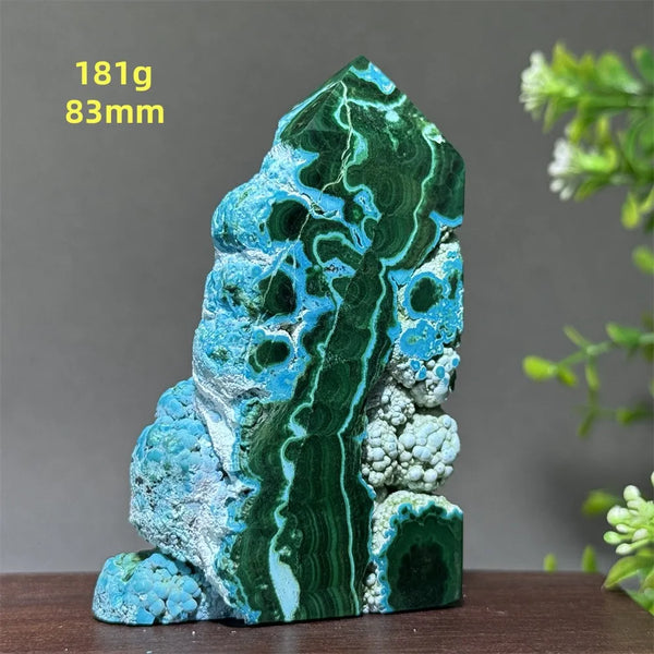 Blue Chrysocolla Tower-ToShay.org