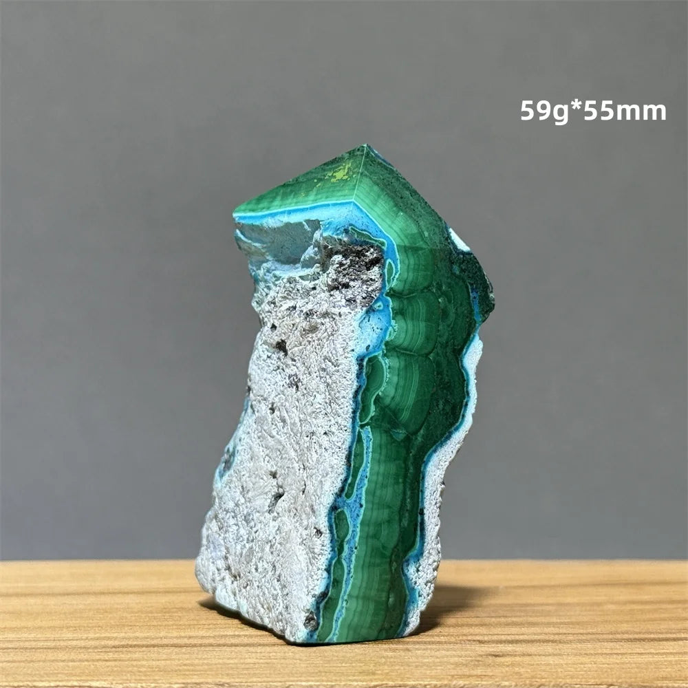 Blue Chrysocolla Tower-ToShay.org