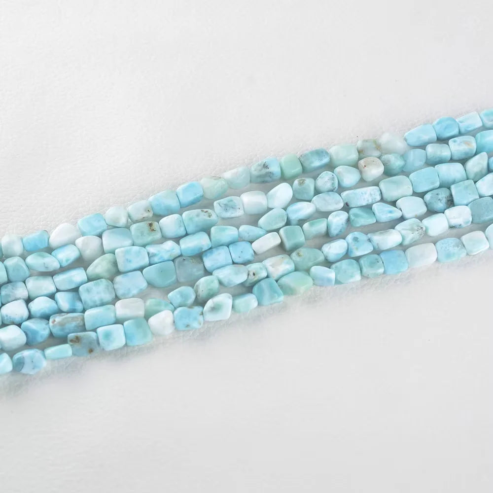 Blue Larimar Nugget Beads-ToShay.org