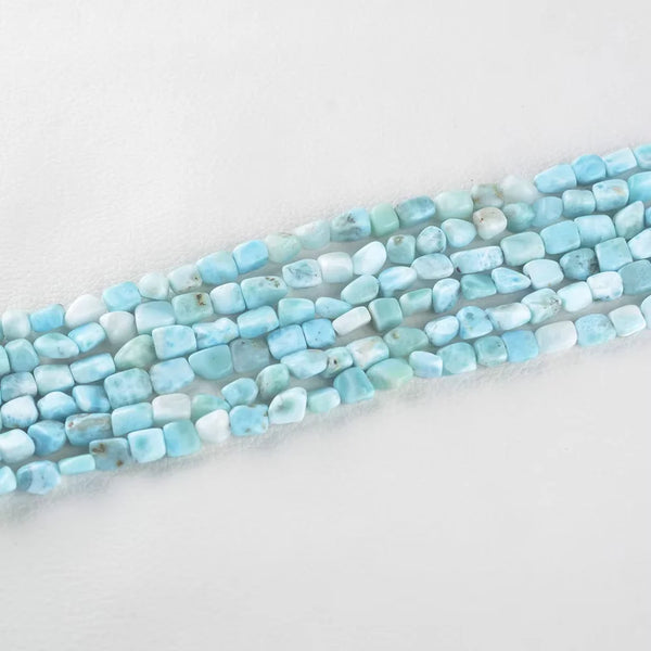 Blue Larimar Nugget Beads-ToShay.org