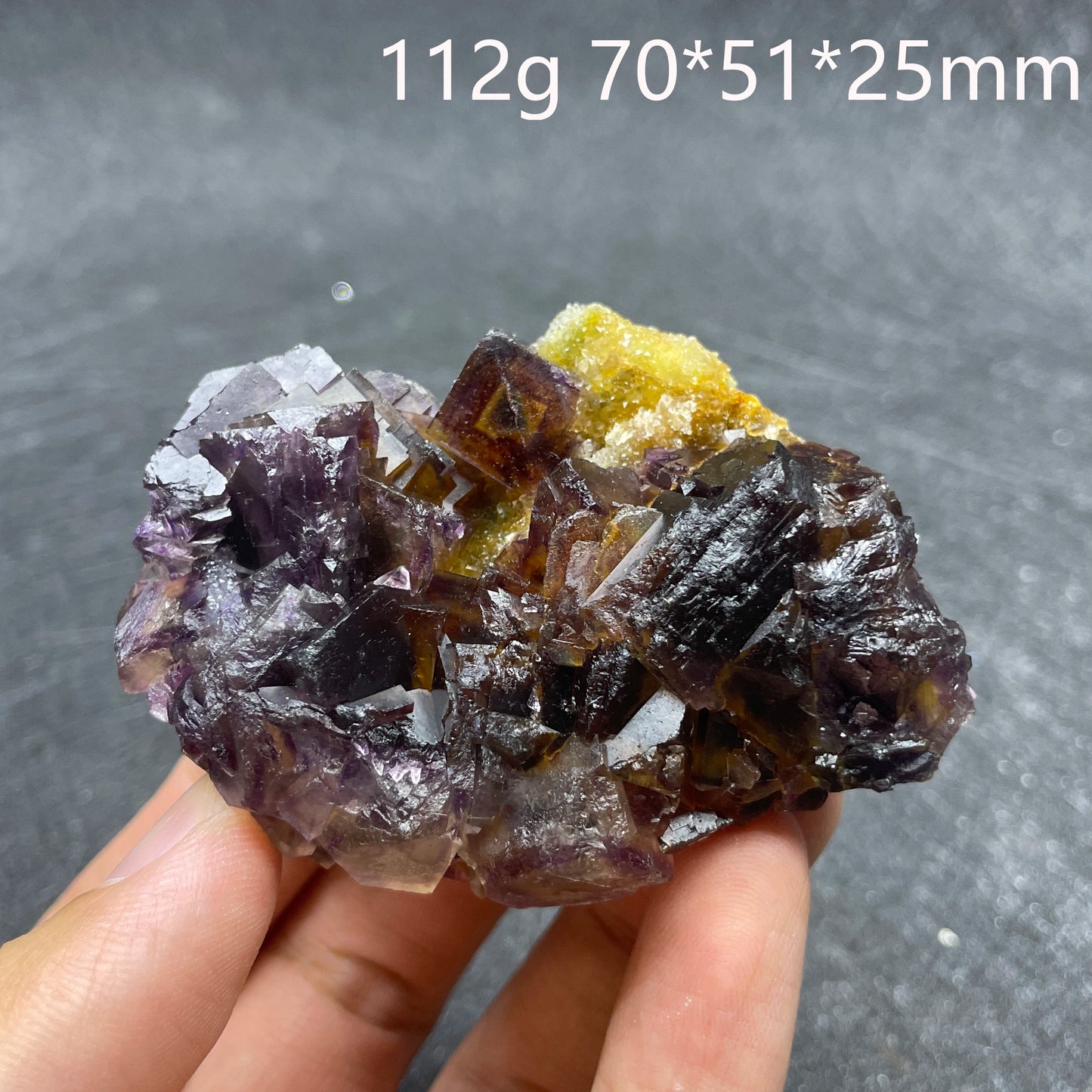 Purple Fluorite Crystal Cluster-ToShay.org